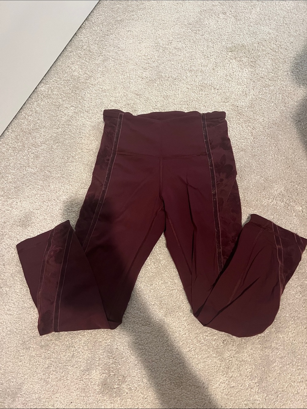 lululemon athletica Women's High-Waist Leggings in Burgundy